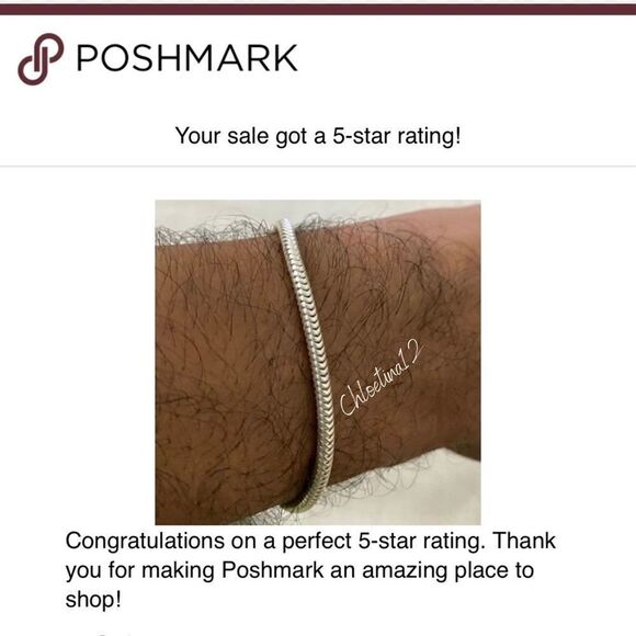 NEW 925 Sterling Silver Snake Chain Bracelet - Picture 7 of 9